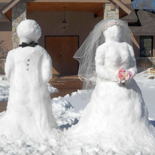 Nunta oamenilor de zăpadă