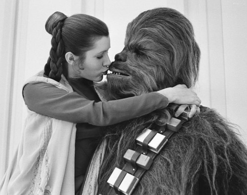 Leia şi Chewbacca